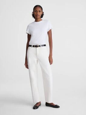 NWT Madewell The Tall Darted Barrel-Leg Jean Vintage Canvas Rigid Size 30T